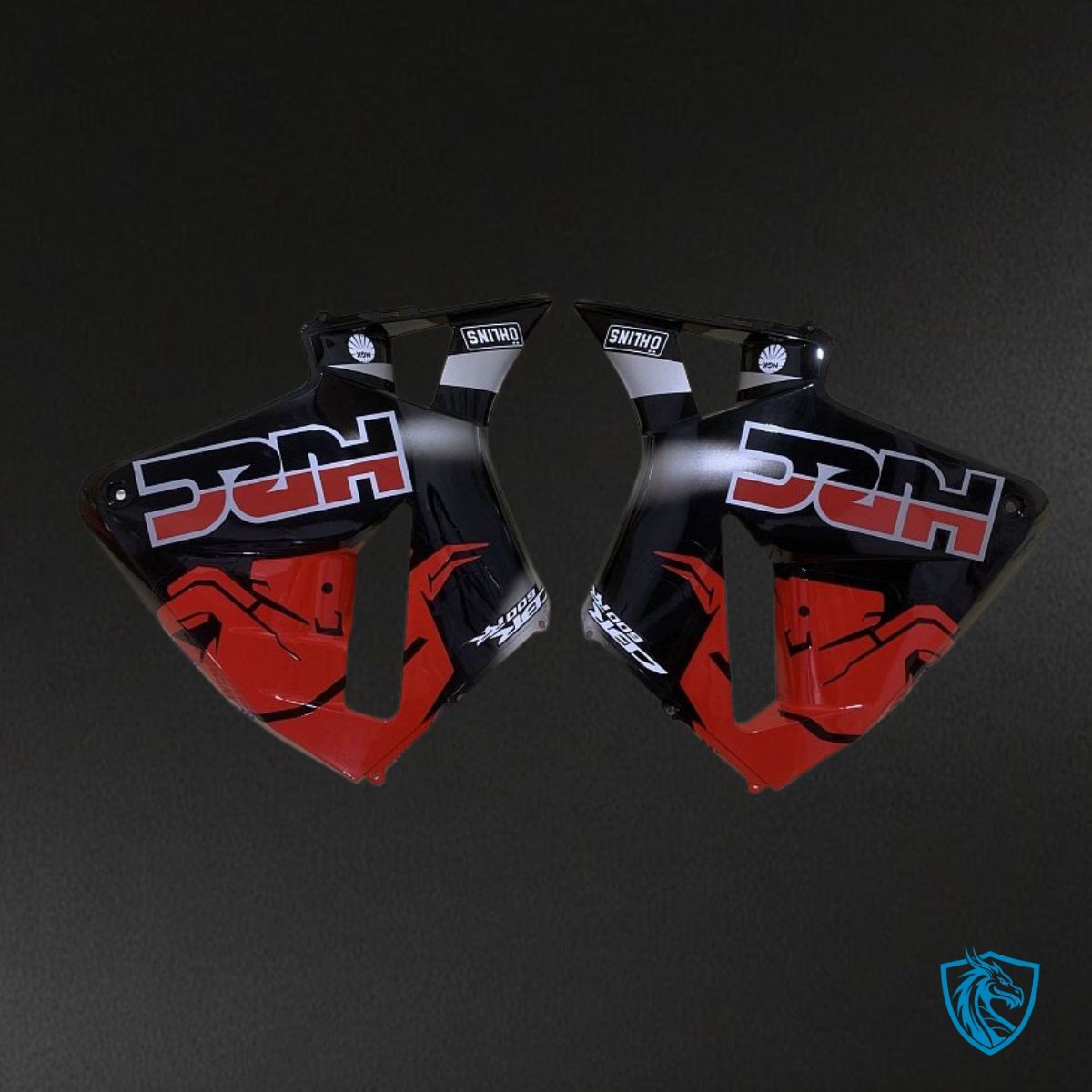 Honda CBR600RR (2003-2004) Red & Black Red Bull Fairing Kit | ABS Bodywork