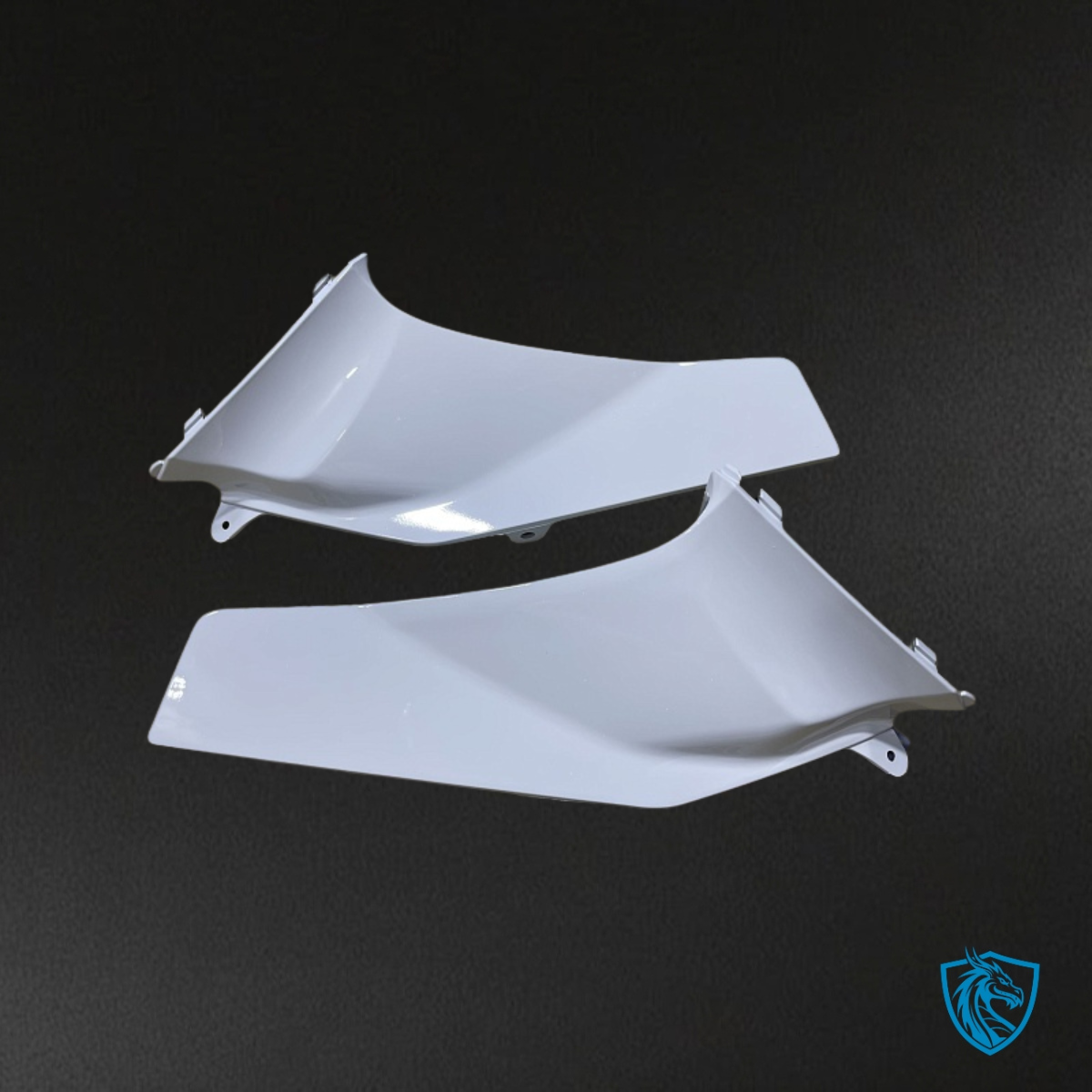 Honda CBR600RR (2003-2004) White & Black Plow - Custom ABS Fairing Kit
