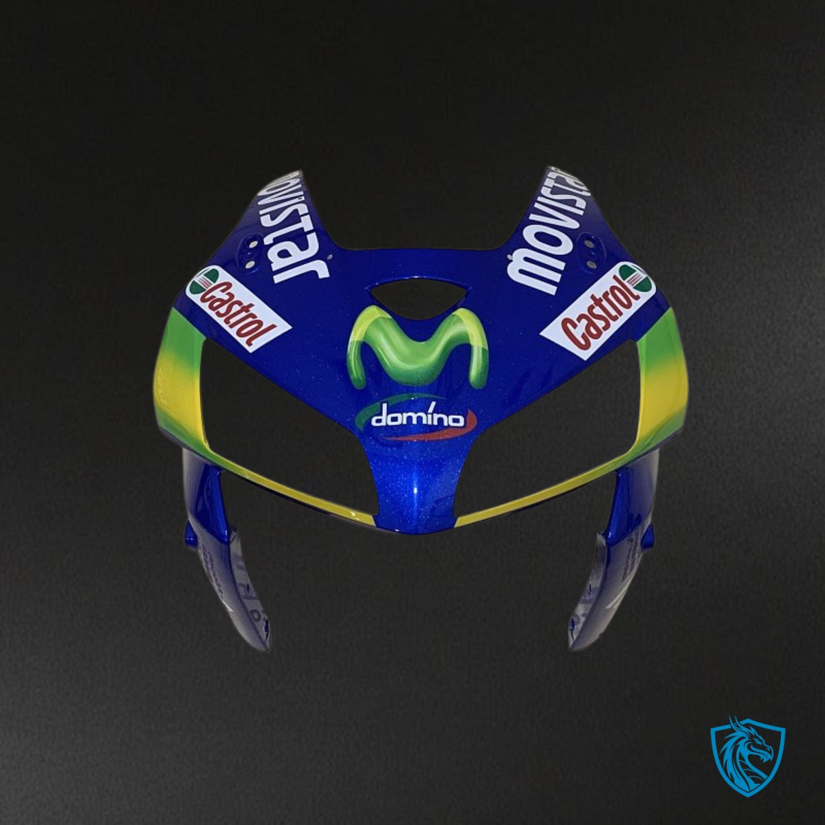 Honda CBR600RR (2005-2006) Blue & Green Movistar - Custom ABS Fairing Kit