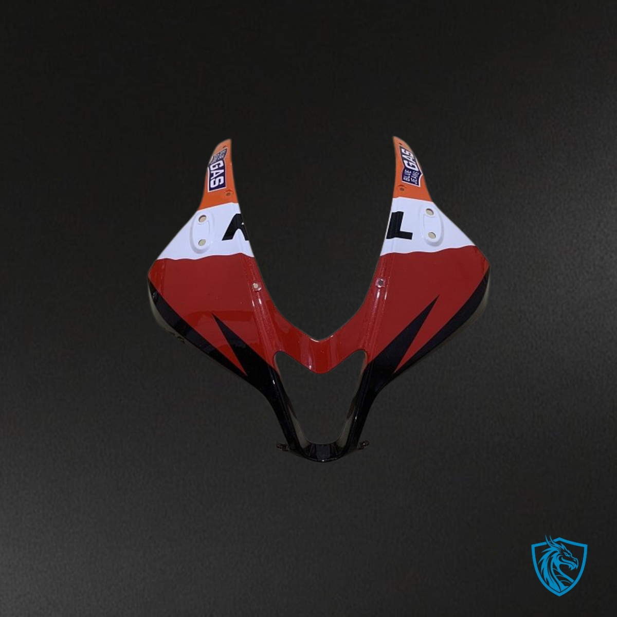 Honda CBR600RR (2009-2012) Black, Orange & Red Repsol - MERGEment Motorcycle Fairings Kit