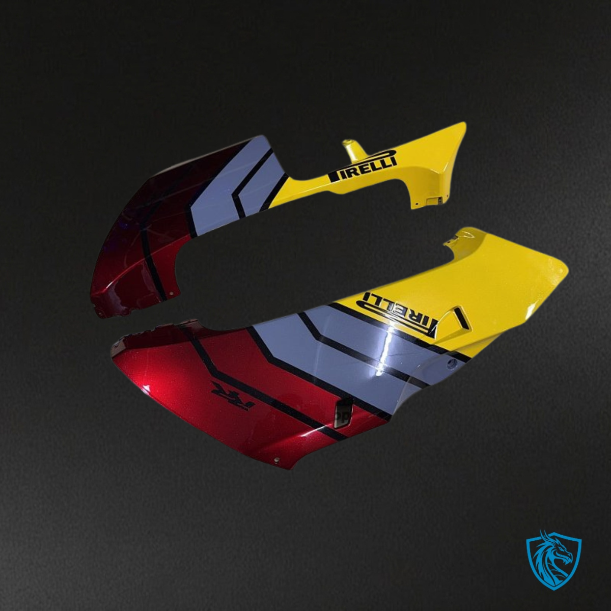 Honda CBR600RR (2003-2004) Red, Black & Gray Red Bull Fairing Kit - Aftermarket ABS Bodywork