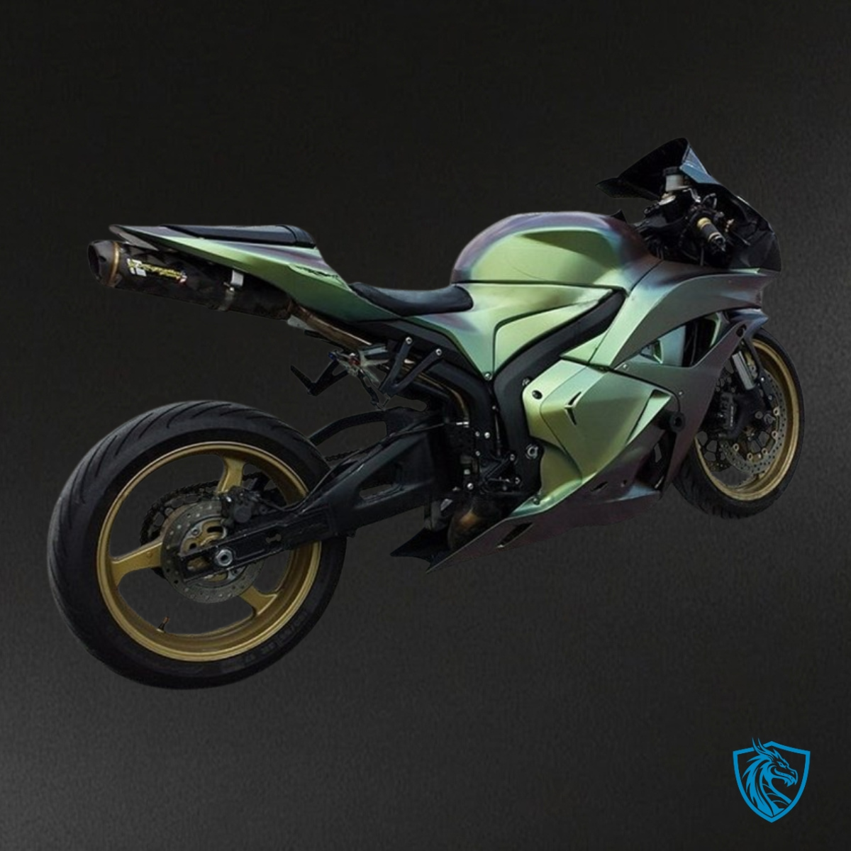 Honda CBR600RR (2009-2012) Chameleon Effect Matte Green - Custom ABS Fairing Kit