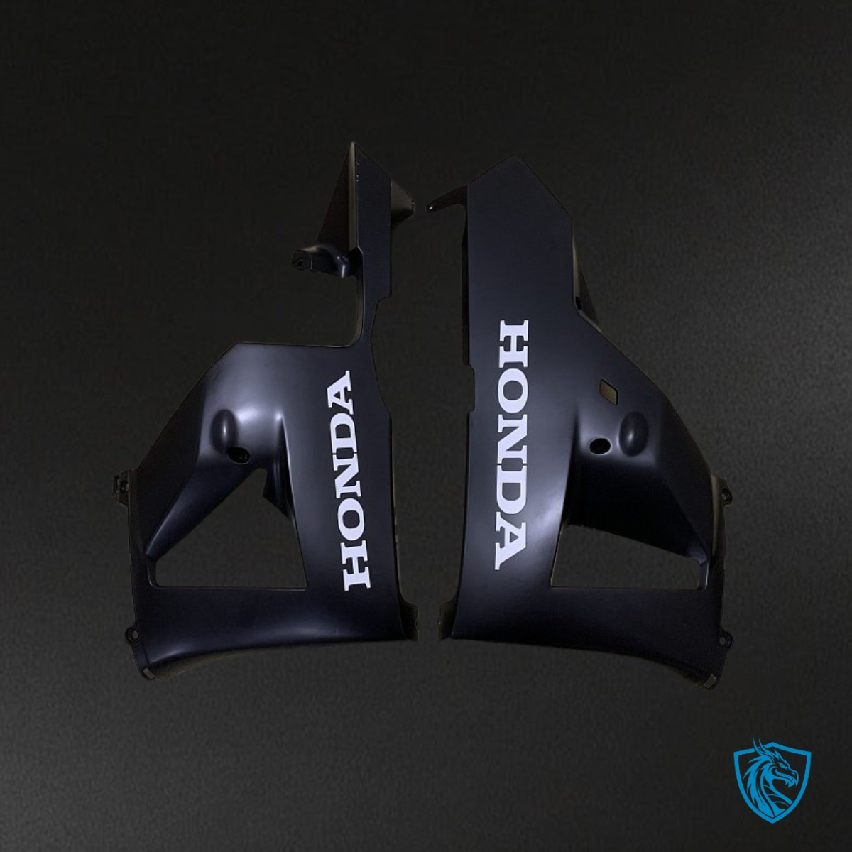 Honda CBR600RR (2013-2018) Black & White Stripes - Custom ABS Fairing Kit