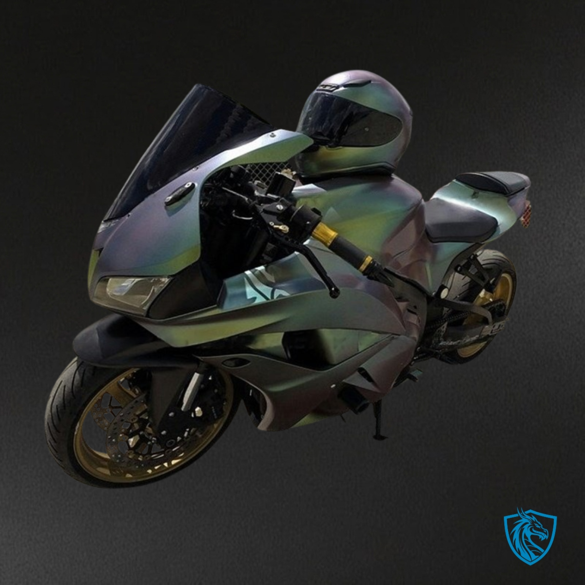 Honda CBR600RR (2009-2012) Chameleon Effect Matte Green - Custom ABS Fairing Kit