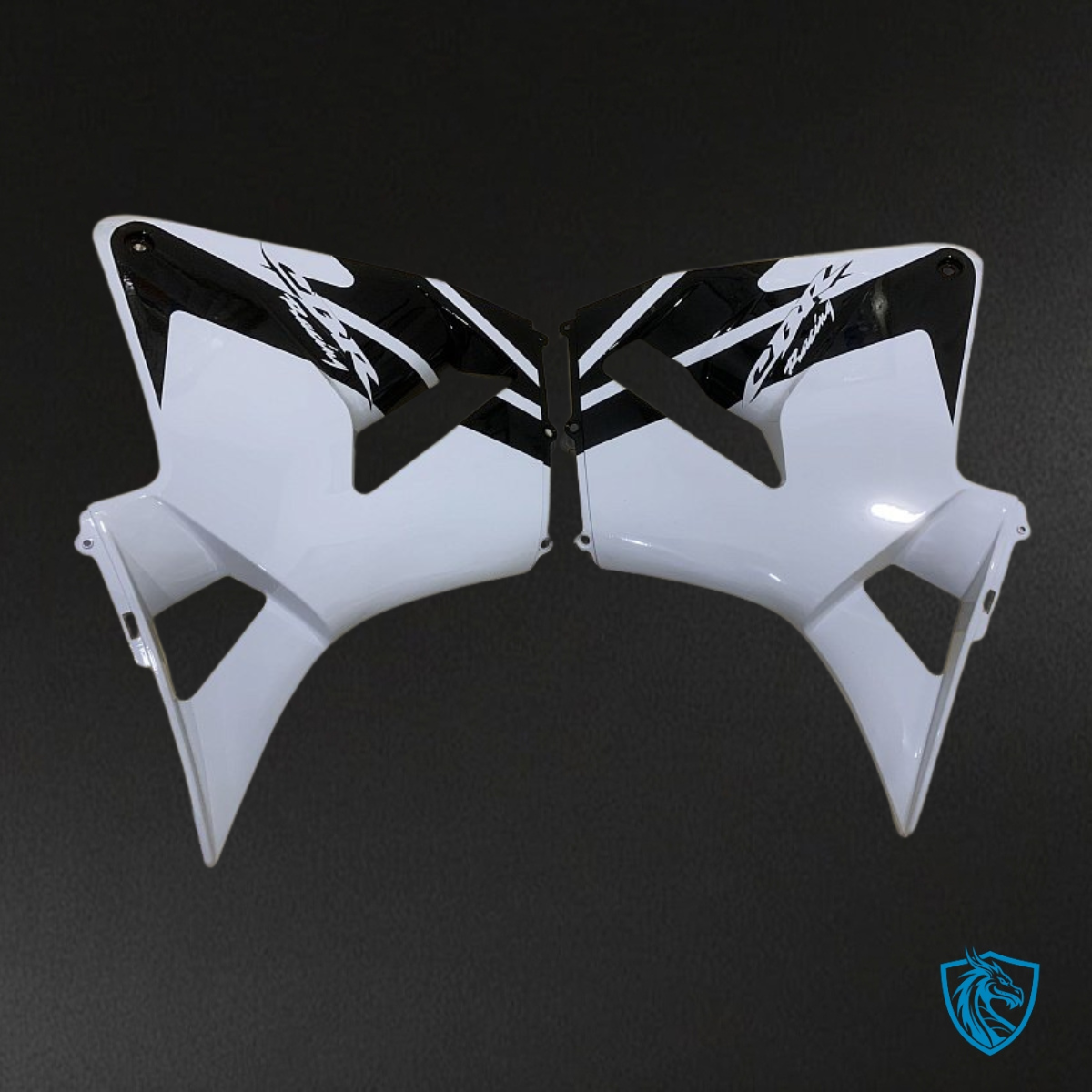 Honda CBR600RR (2005-2006) Black & White - Custom ABS Fairing Kit