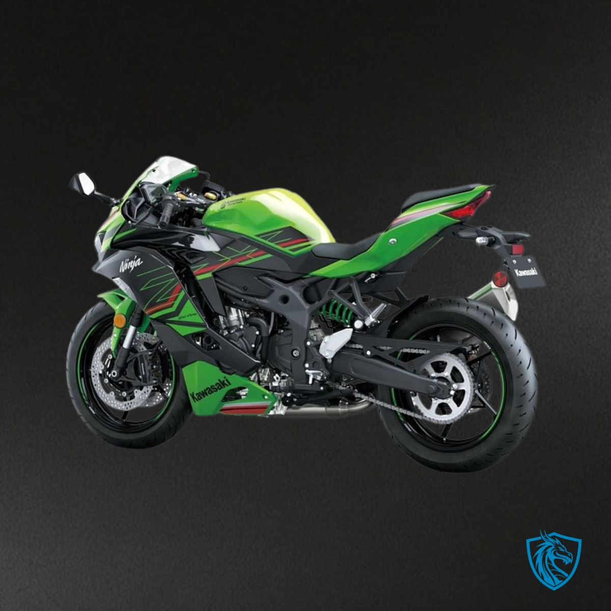 Honda CBR600RR (2009-2012) Glossy Green, Black & Red Fairing Kit - Aftermarket ABS Bodywork