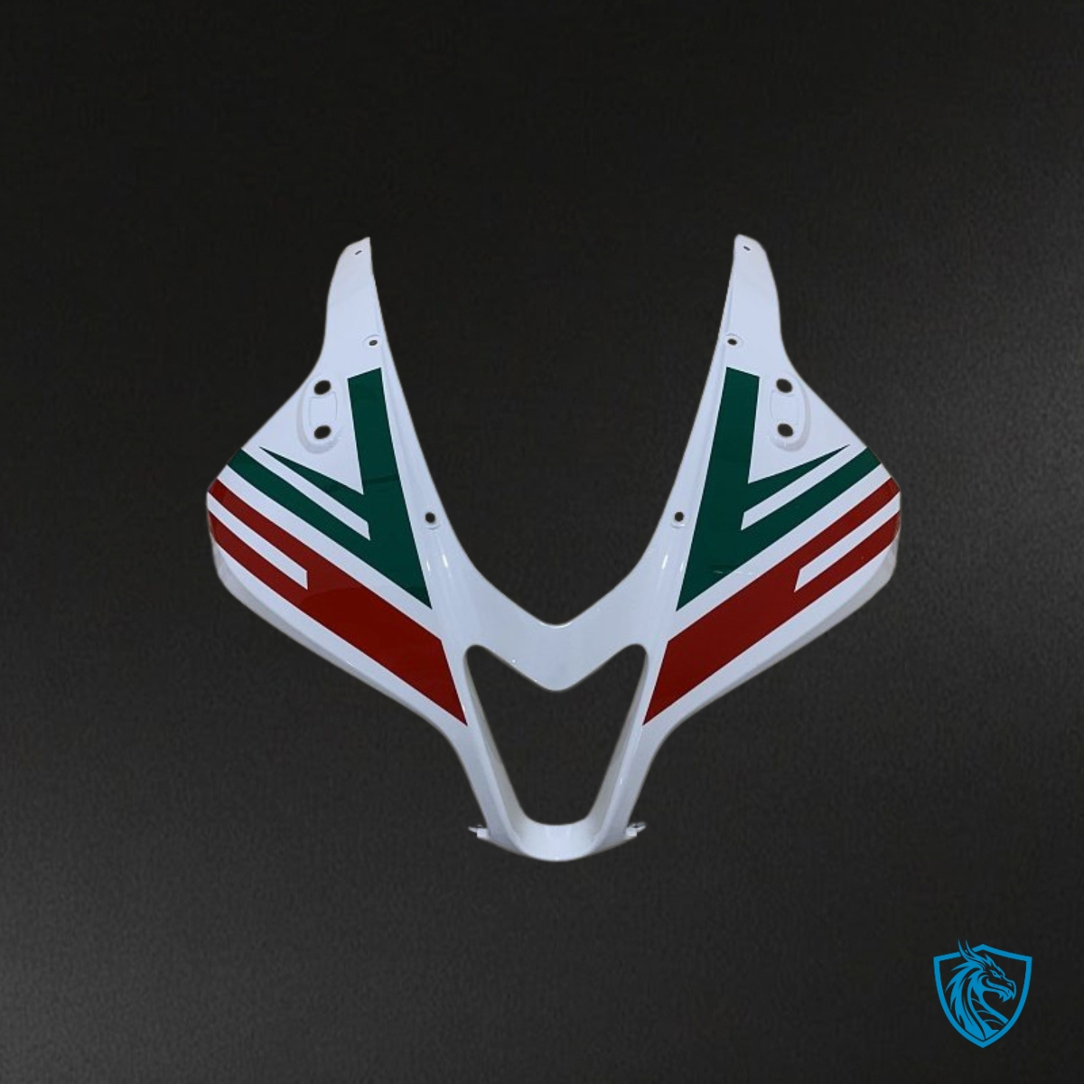 Honda CBR600RR (2009-2012) White, Black & Red - Custom ABS Fairing Kit