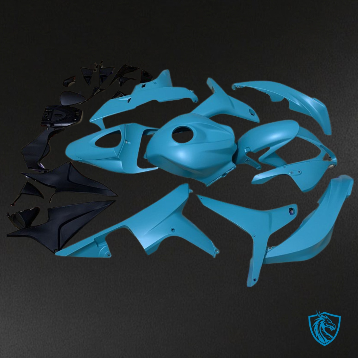 Honda CBR600RR (2007-2008) Turquoise Blue - MERGEment Motorcycle Fairings Kit