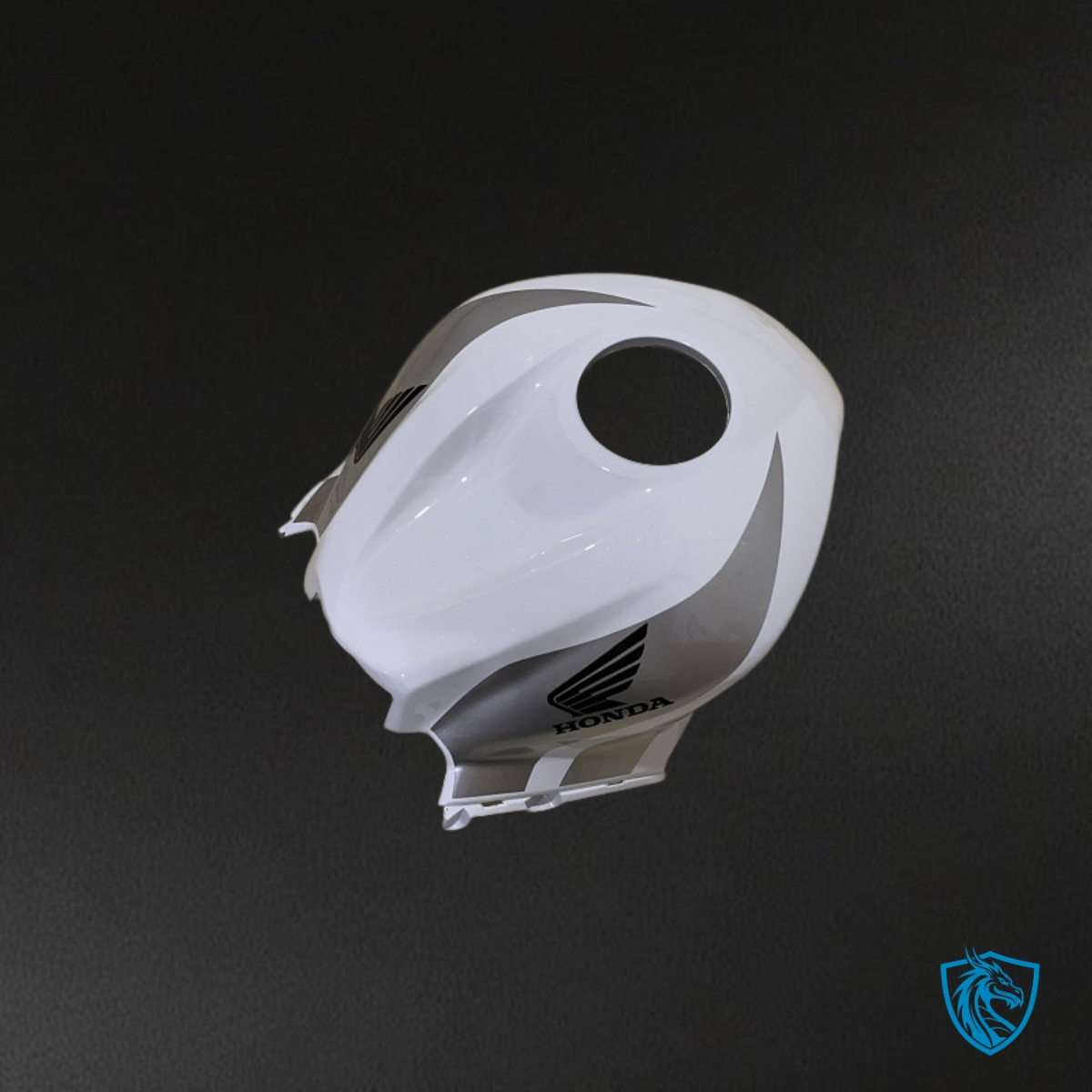 Honda CBR600RR (2007-2008) White, Black & Silver - Custom ABS Fairing Kit