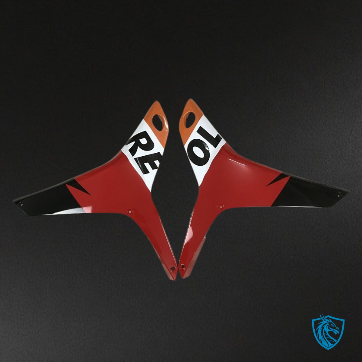 Honda CBR600RR (2007-2008) Orange & Black Repsol - MERGEment Motorcycle Fairings Kit