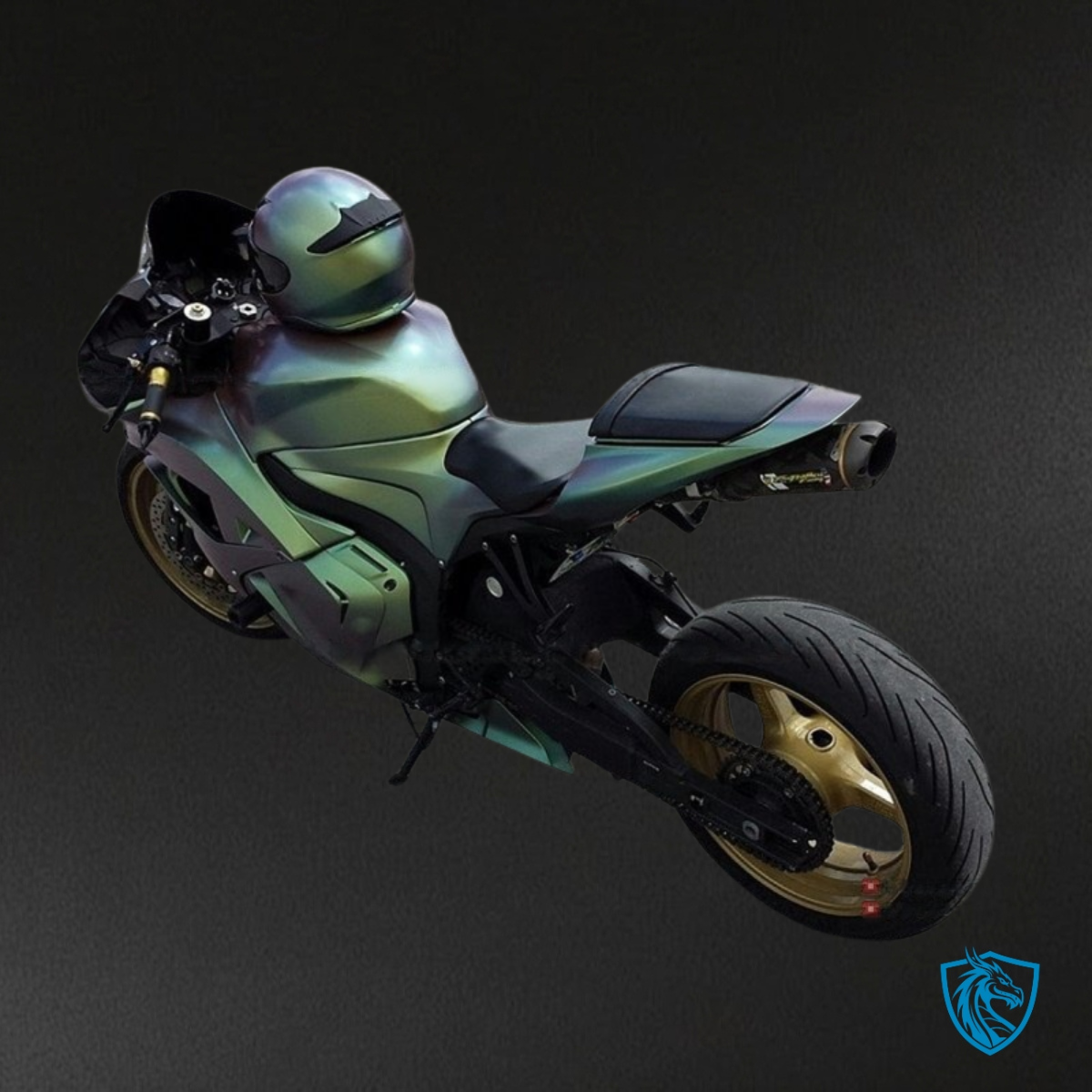 Honda CBR600RR (2009-2012) Chameleon Effect Matte Green - Custom ABS Fairing Kit