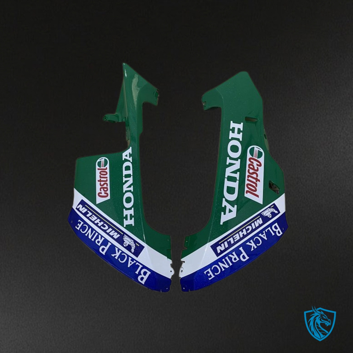 Honda CBR600RR (2005-2006) Blue & Green Movistar - Custom ABS Fairing Kit