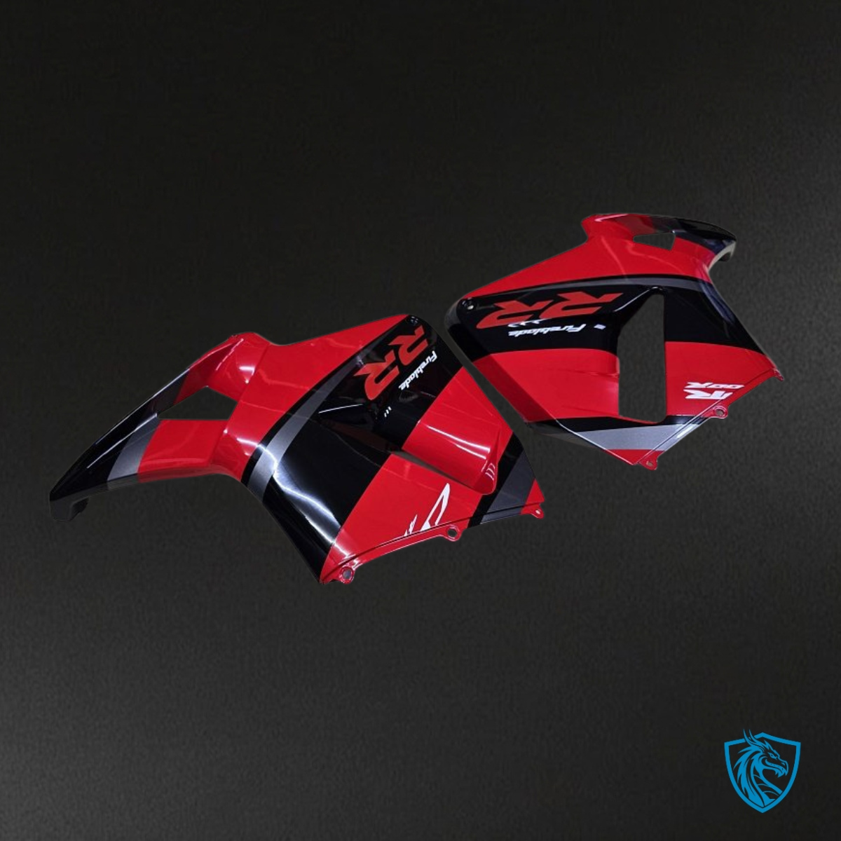Honda CBR600RR (2005-2006) Red & Black - MERGEment Motorcycle Fairings Kit