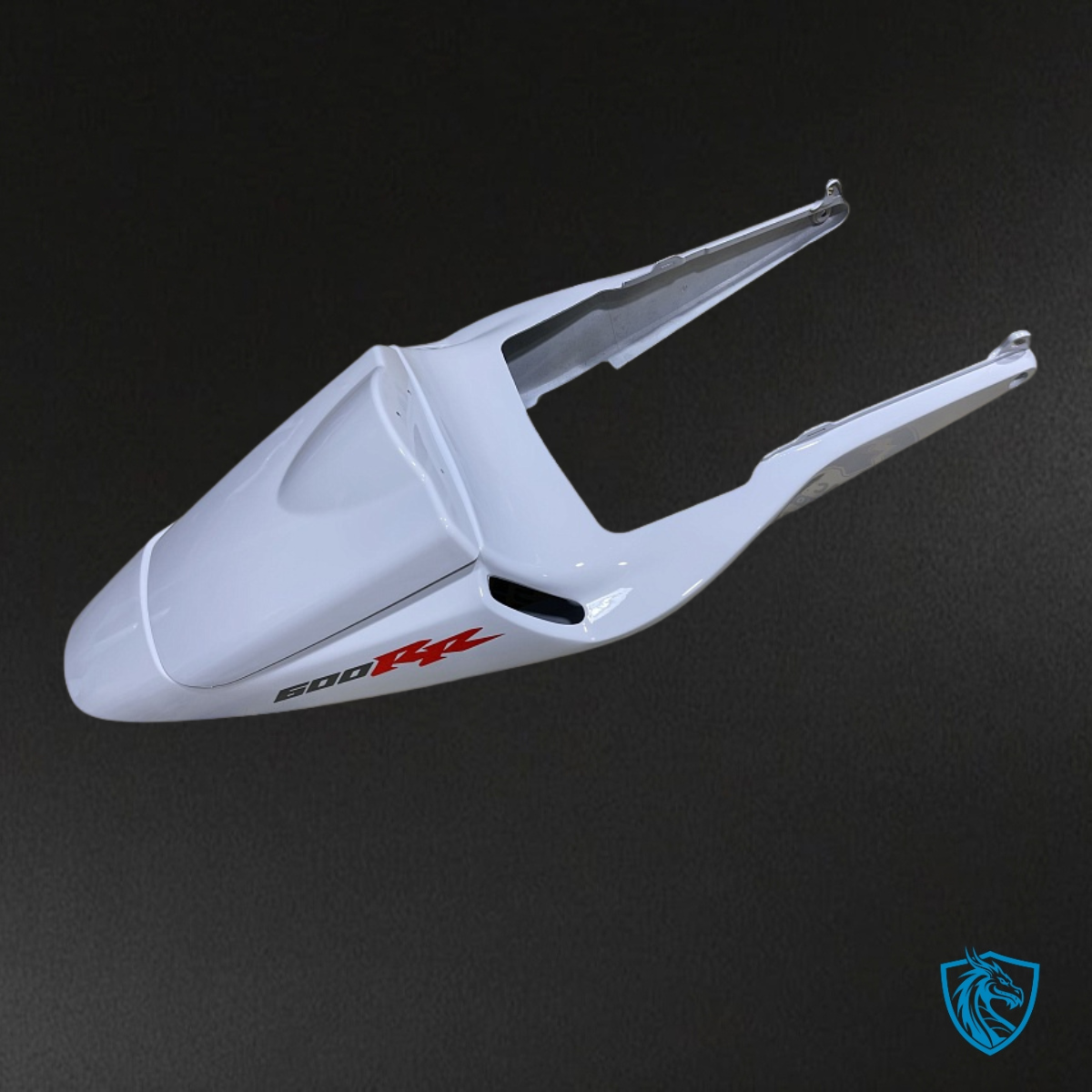 Honda CBR600RR (2003-2004) White & Black Plow - Custom ABS Fairing Kit