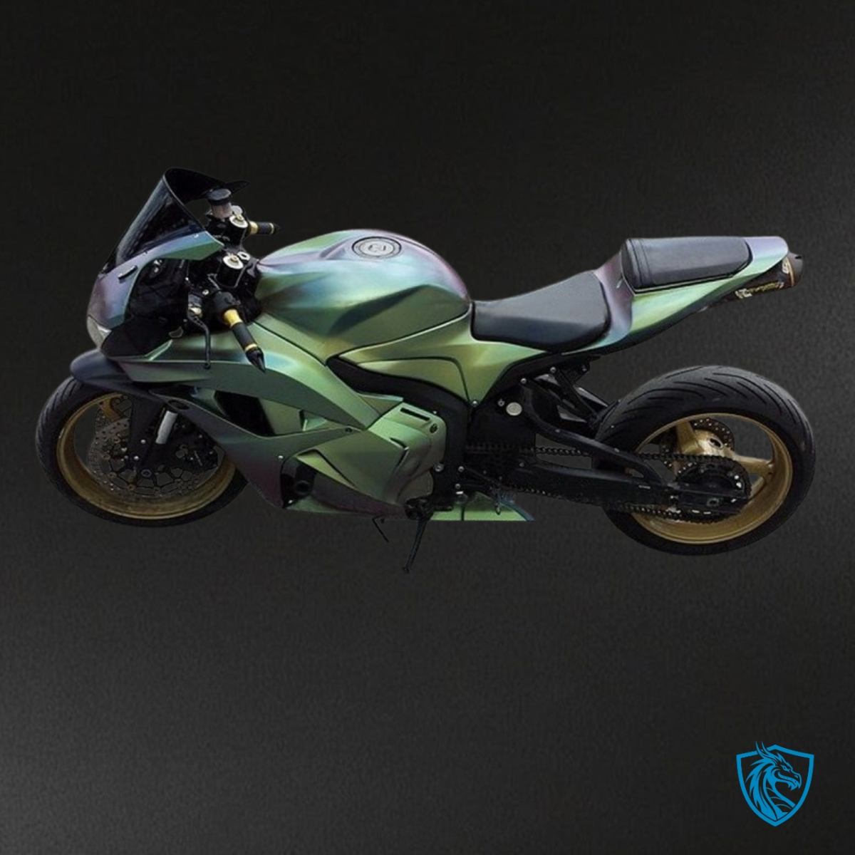 Honda CBR600RR (2009-2012) Chameleon Effect Matte Green - Custom ABS Fairing Kit