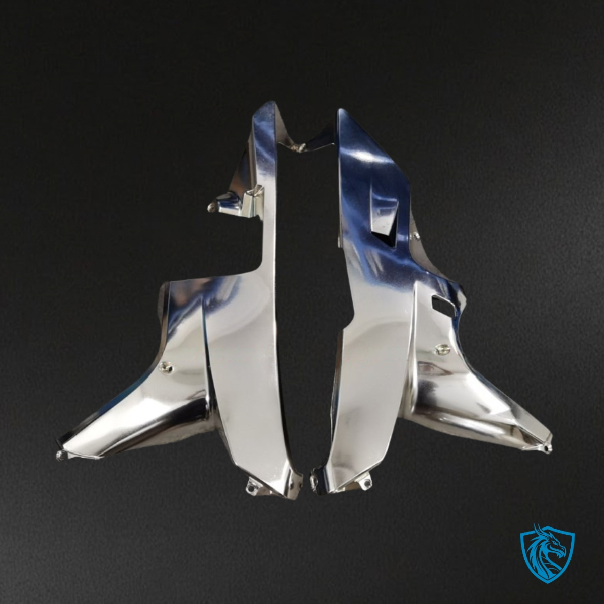Honda CBR600RR (2007-2008) White, Silver & Balack - Custom ABS Fairing Kit