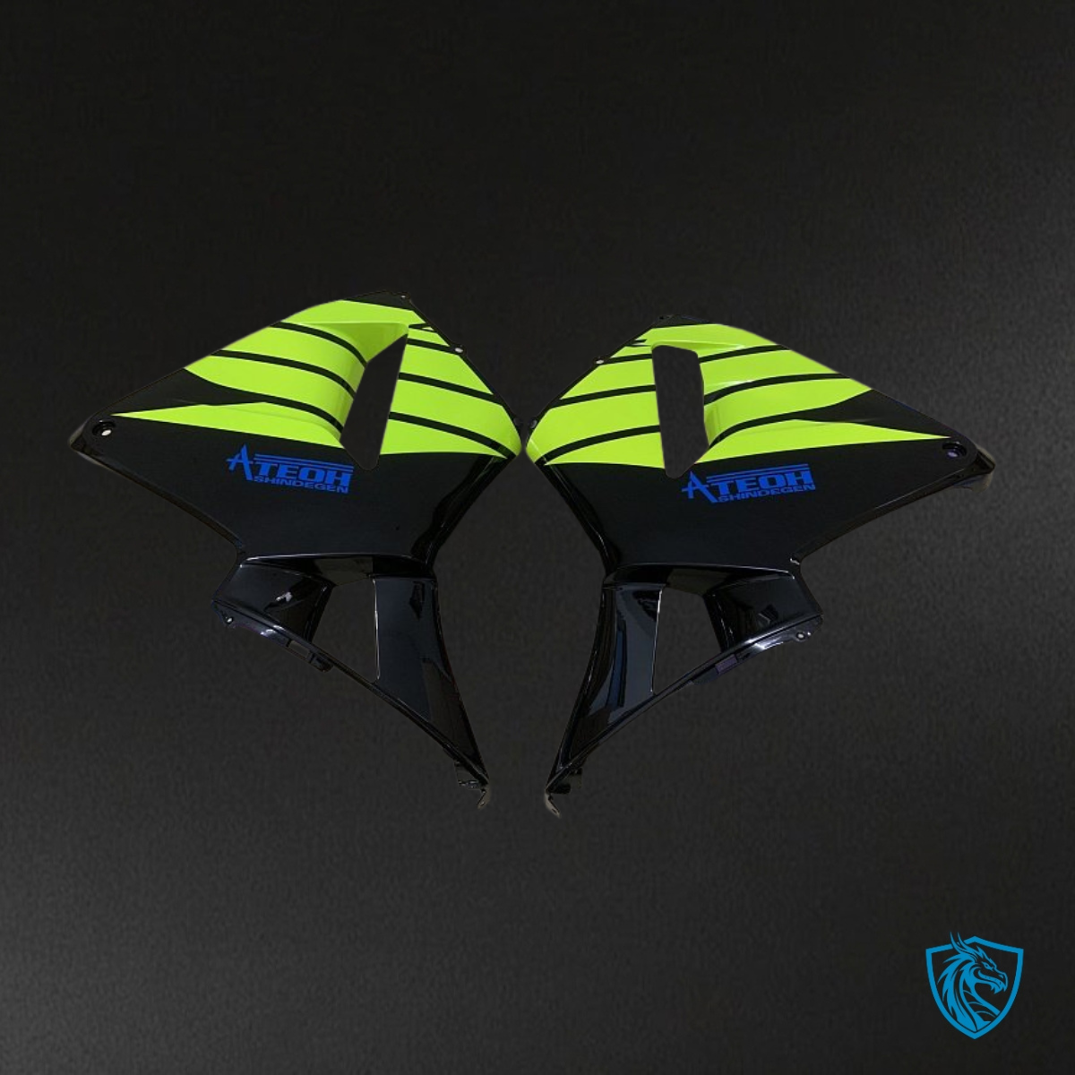 Honda CBR600RR (2005-2006) Blue, Black & Green Fairing Kit | ABS Bodywork