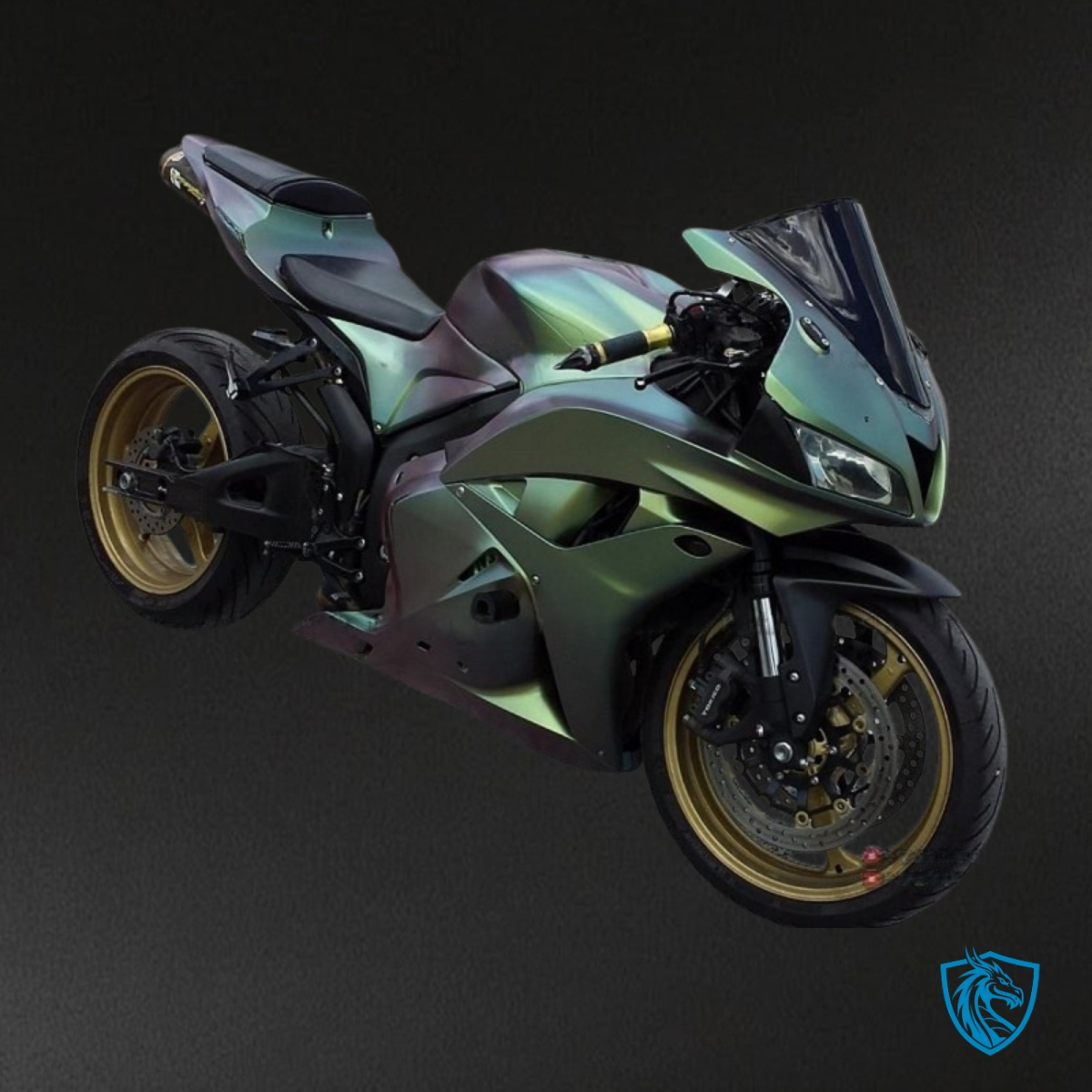 Honda CBR600RR (2009-2012) Chameleon Effect Matte Green - Custom ABS Fairing Kit