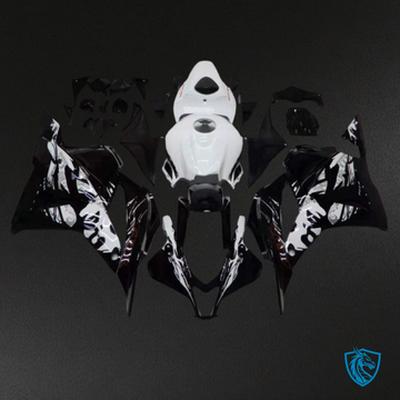 Honda CBR600RR (2009-2012) Gloss White & Black Fairing Kit - Aftermarket ABS Bodywork