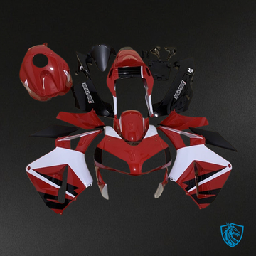 Honda CBR600RR (2003-2004) Gloss Red, White & Black Fairing Kit | ABS Bodywork