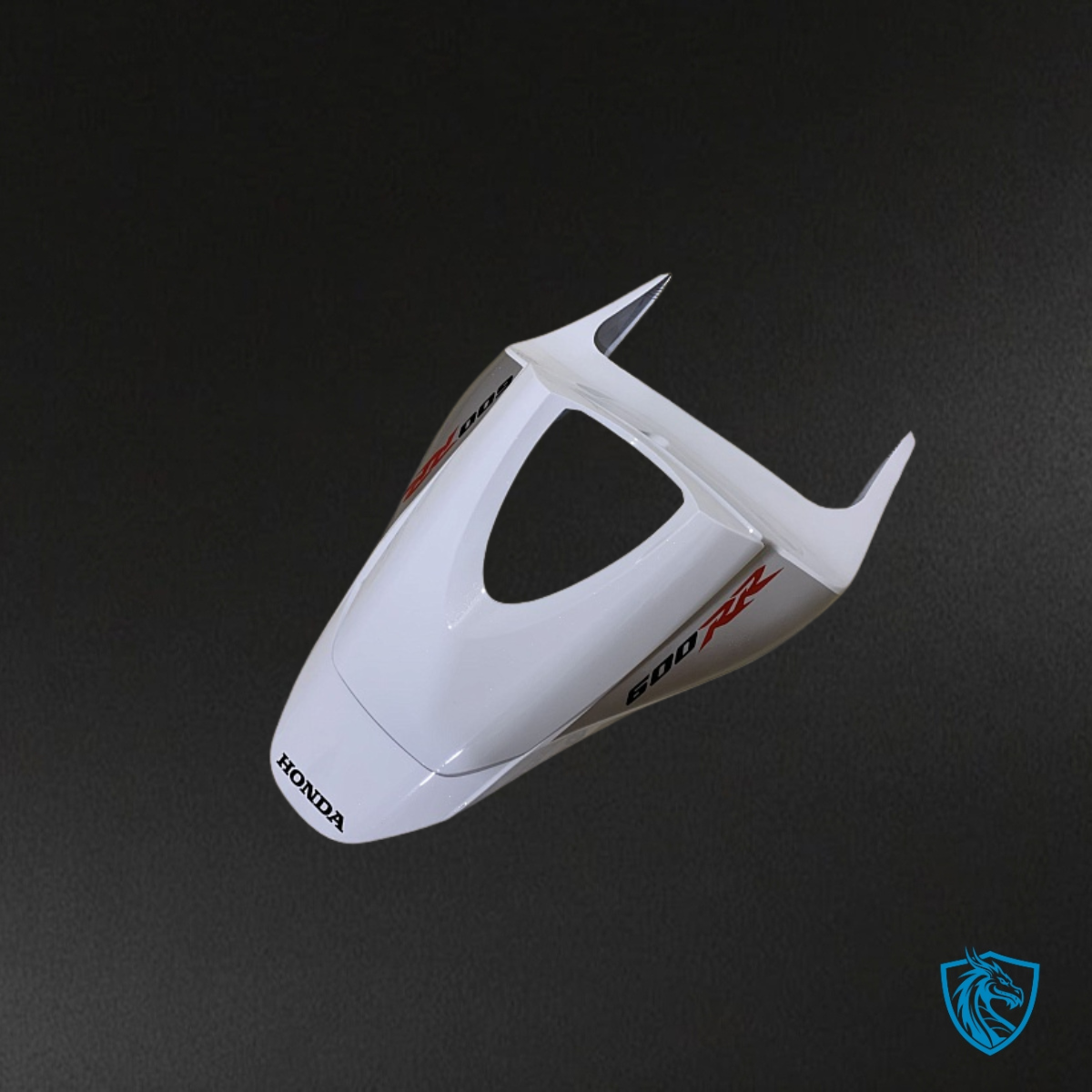 Honda CBR600RR (2007-2008) White, Black & Silver - Custom ABS Fairing Kit