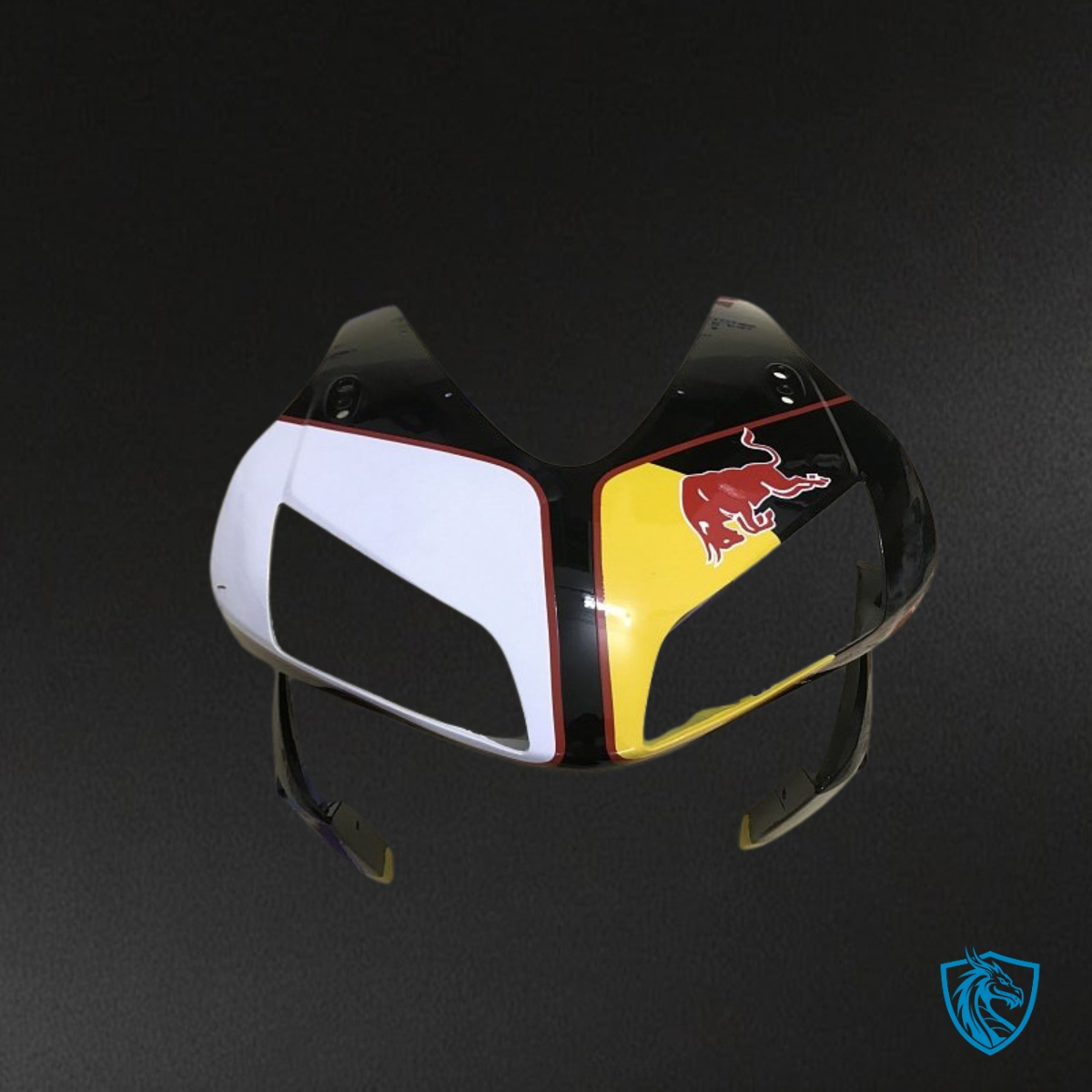 Honda CBR600RR (2003-2004) Black & Yellow Red Bull Fairing Kit - Aftermarket ABS Bodywork