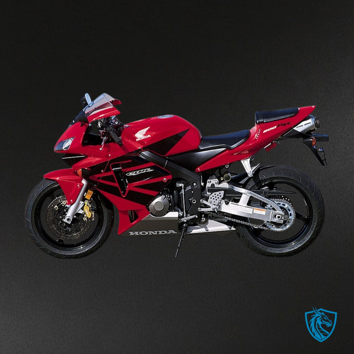 Honda CBR600RR (2003-2004) Red & Black - MERGEment Motorcycle Fairings Kit