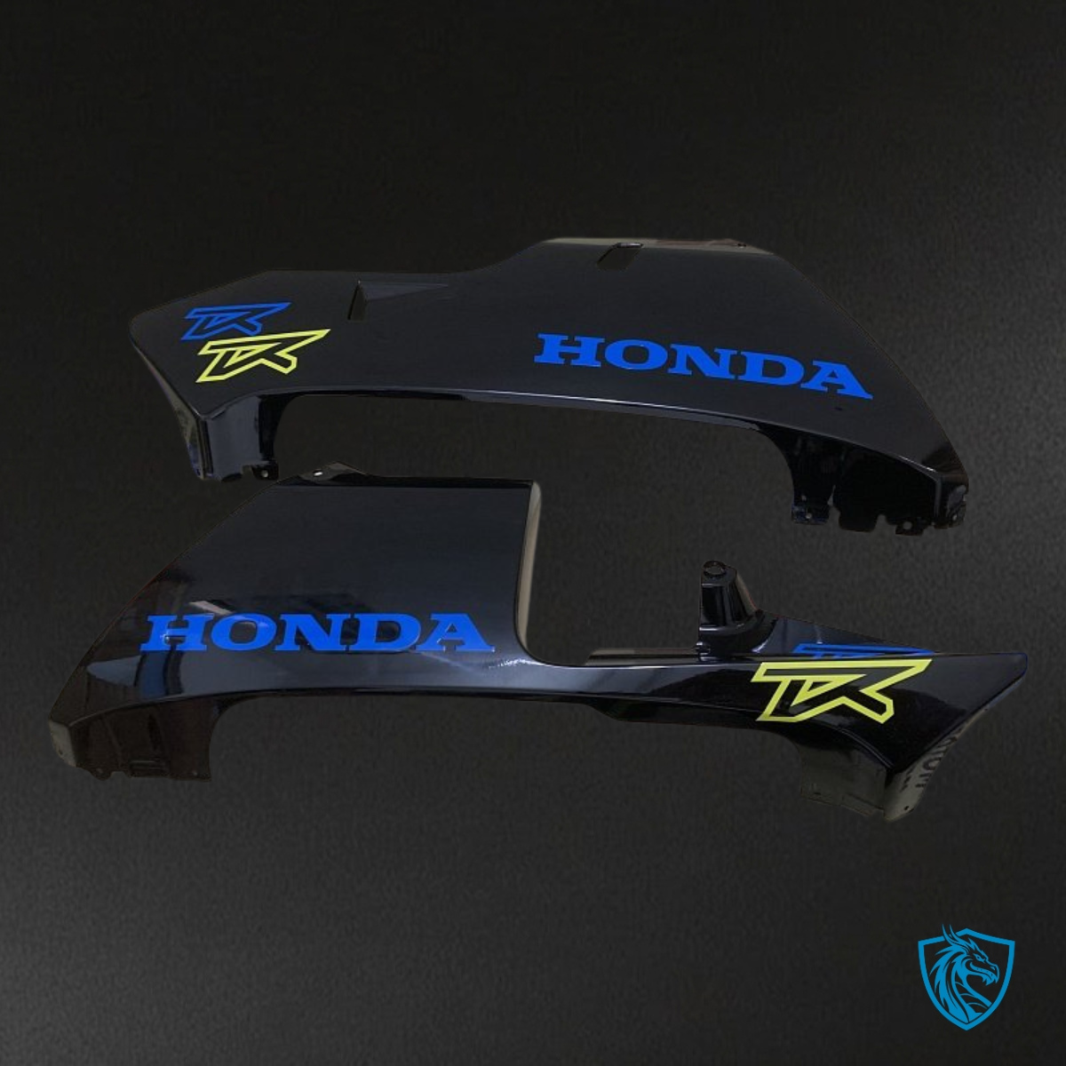 Honda CBR600RR (2005-2006) Black, Blue & Green Fairing Kit | ABS Bodywork
