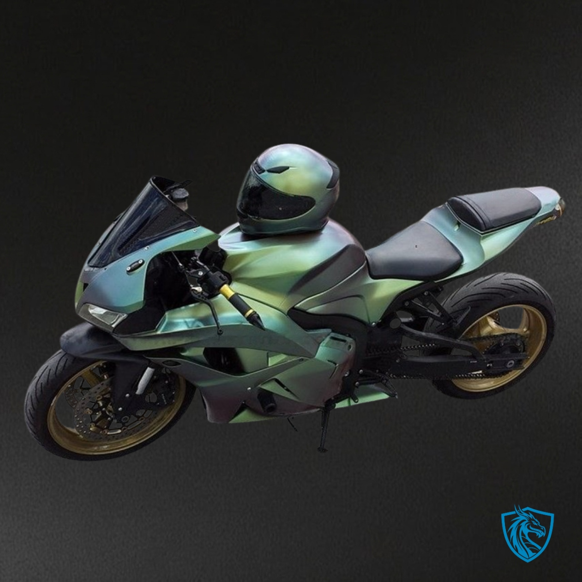 Honda CBR600RR (2009-2012) Chameleon Effect Matte Green - Custom ABS Fairing Kit