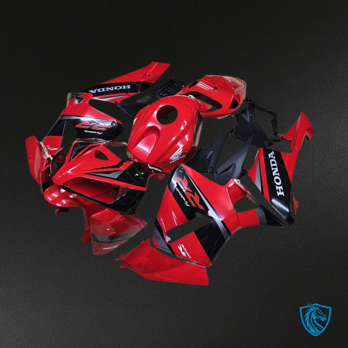 Honda CBR600RR (2005-2006) Red & Black - MERGEment Motorcycle Fairings Kit