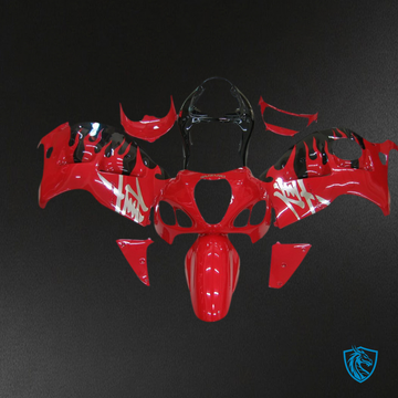 Suzuki GSXR1300 (1999-2007) Gloss Red & Black Injection - Custom ABS Fairing Kit