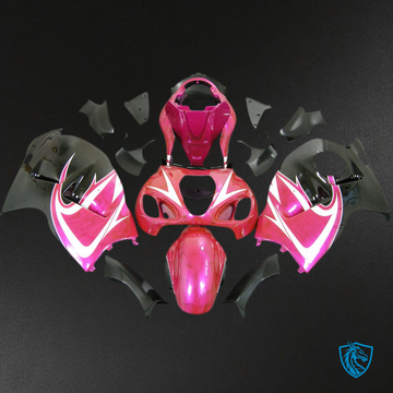 Suzuki GSXR1300 (1999-2007) Pink & Black Generic - Custom ABS Fairing Kit