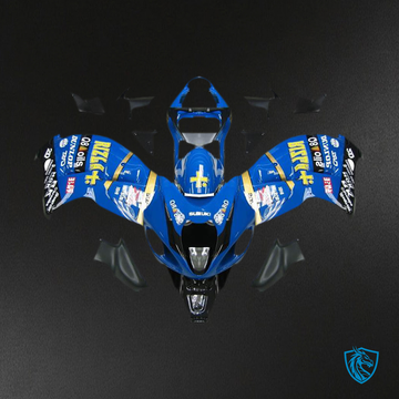 Suzuki GSXR1300 (1999-2007) Gloss Blue & Yellow Generic Fairing Kit - Aftermarket ABS Bodywork