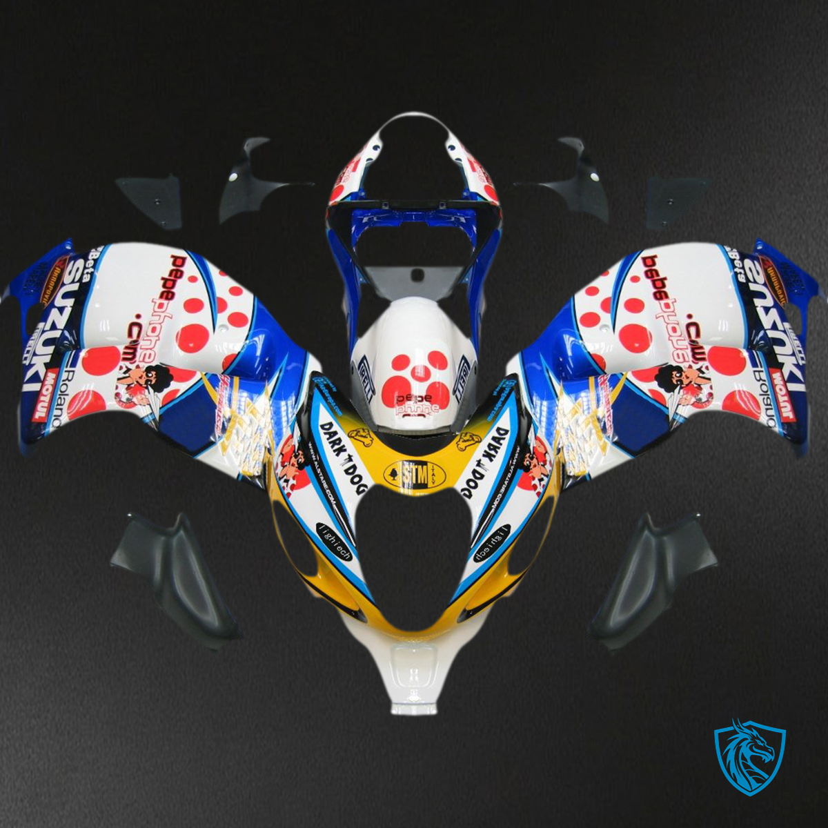 Suzuki GSXR1300 (1999-2007) MUlticolor Injection - Custom ABS Fairing Kit