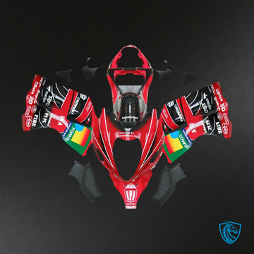 Suzuki GSXR1300 (1999-2007) Red & Gloss Black Injection Fairing Kit - Aftermarket ABS Bodywork