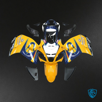Suzuki GSXR1300 (2008-2020) Yellow, White & Black Injection Fairing Kit | ABS Bodywork