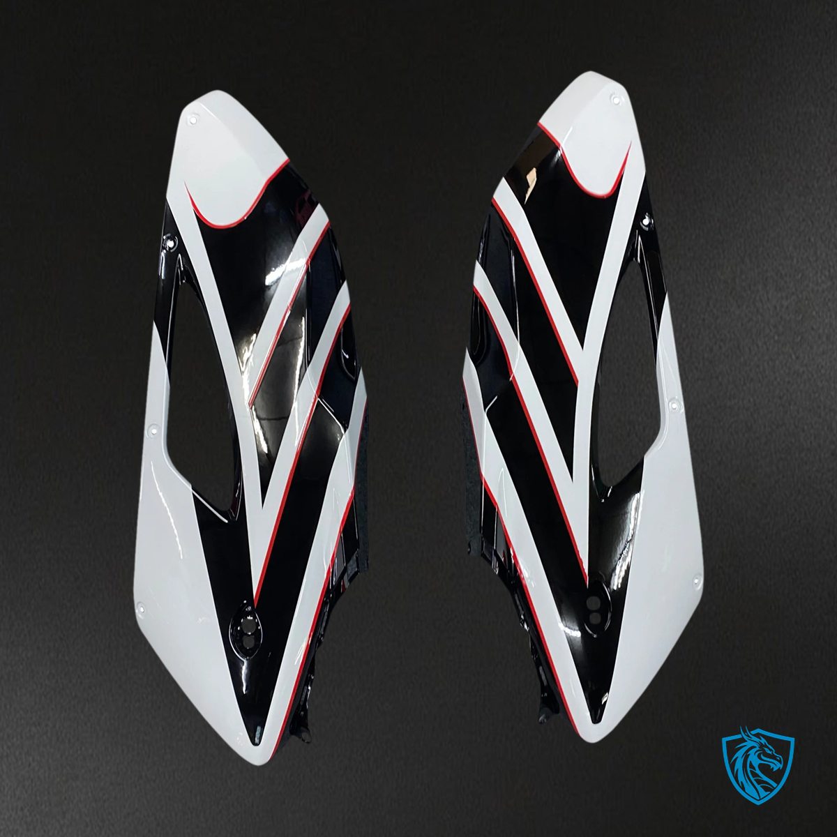 Honda 1000RR (2004-2005) White Red & Black - Fairing Kit
