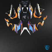 Black Orange & Blue