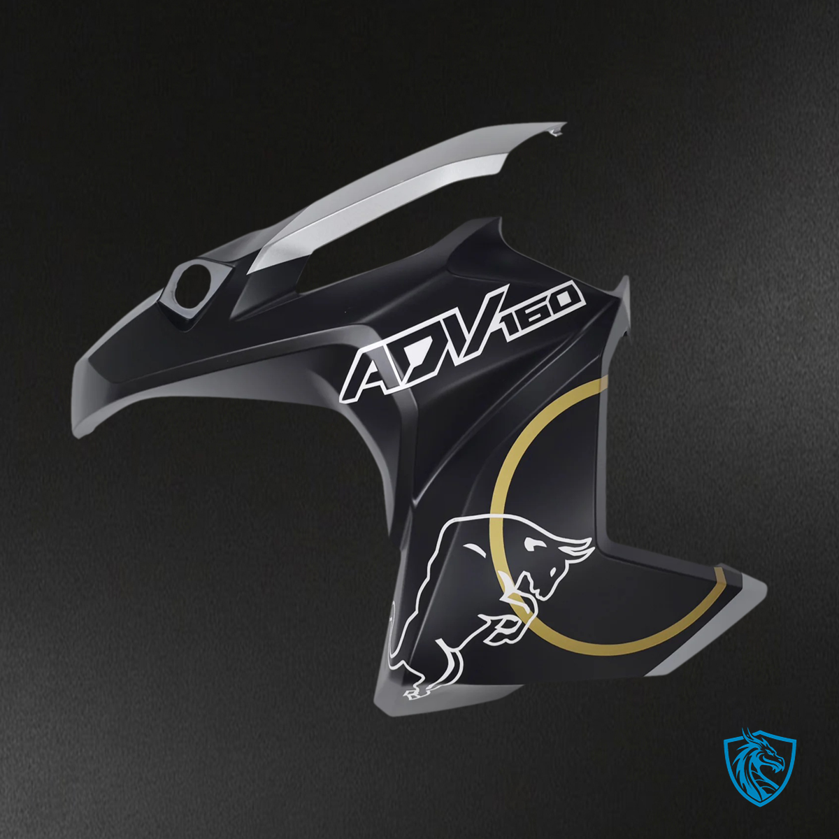 Honda ADV160 (2022-2024) White & Black - Fairing Kit