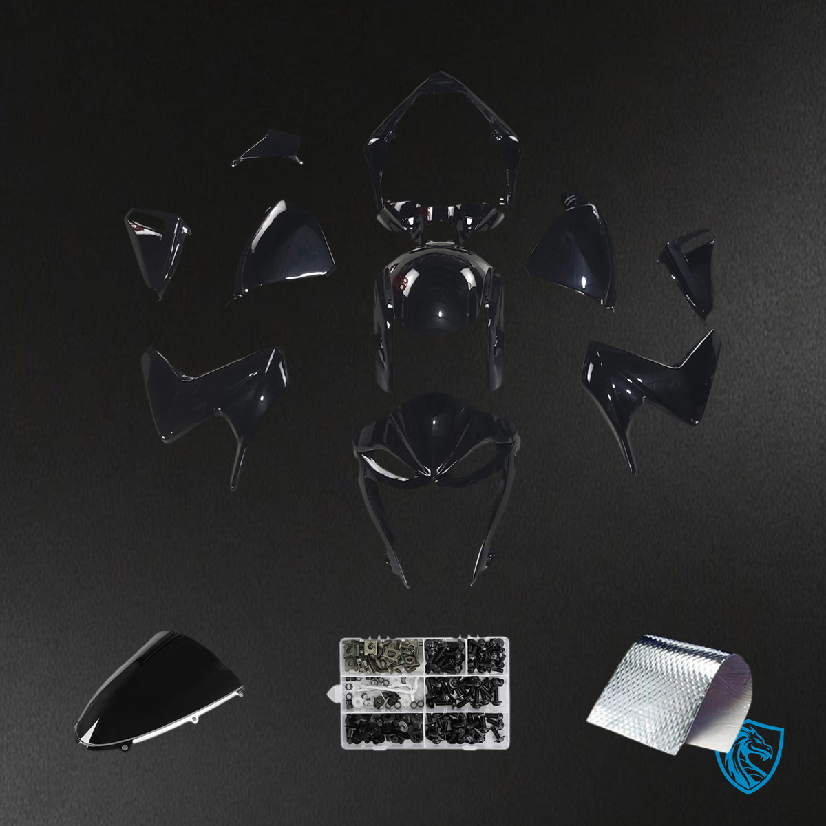 Honda CB1000R (2008-2015) Black- Fairing Kit