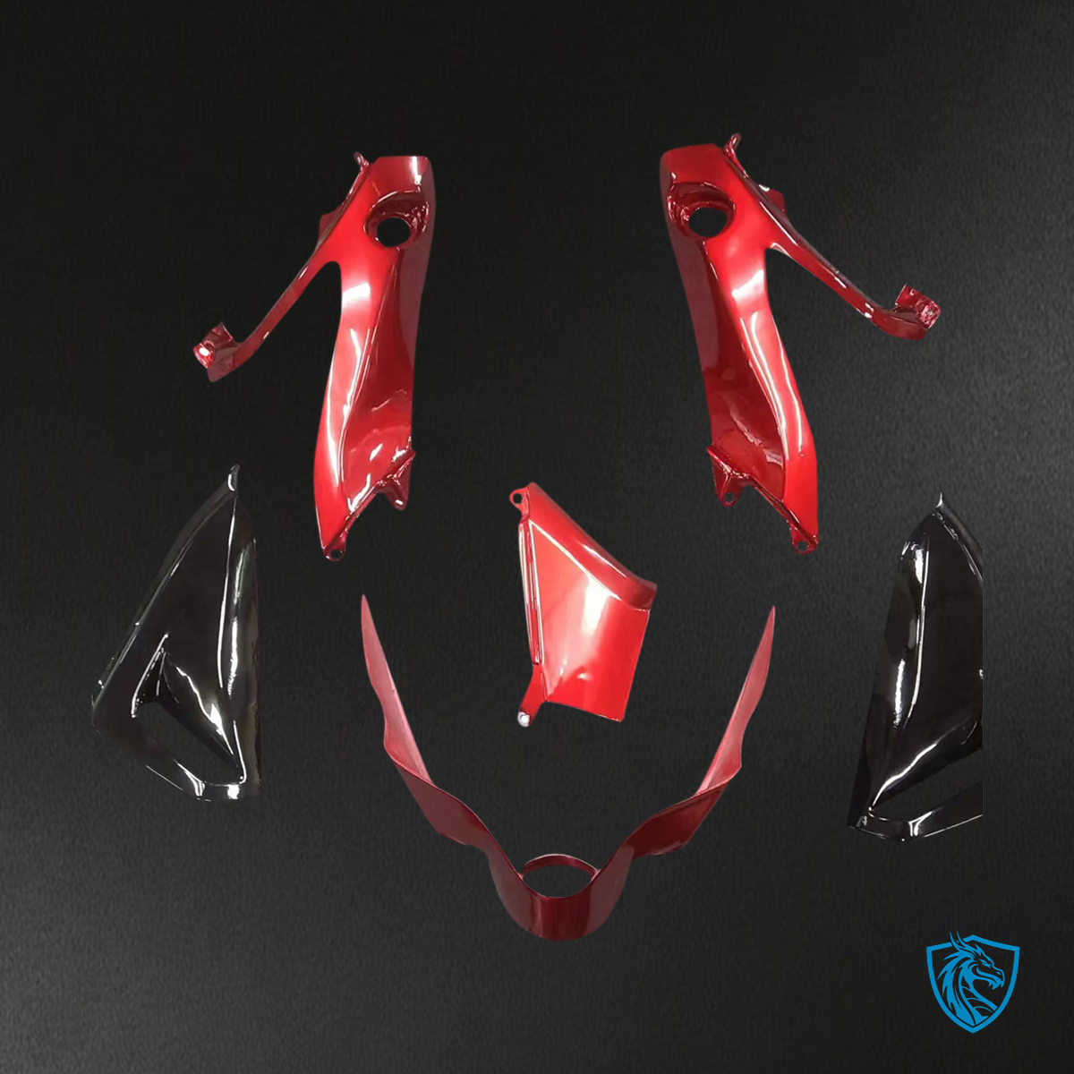 Honda CB1000R (2008-2015) Red & Black - Fairing Kit