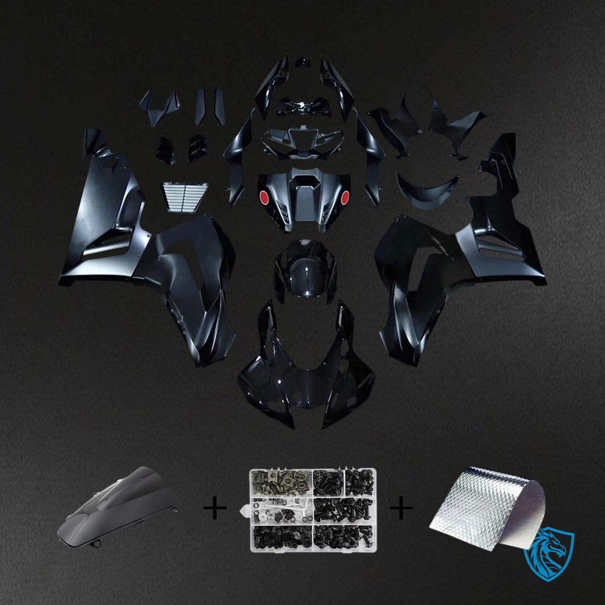 Honda CBR1000RR-R (2020-2023) Black - Fairing Kit