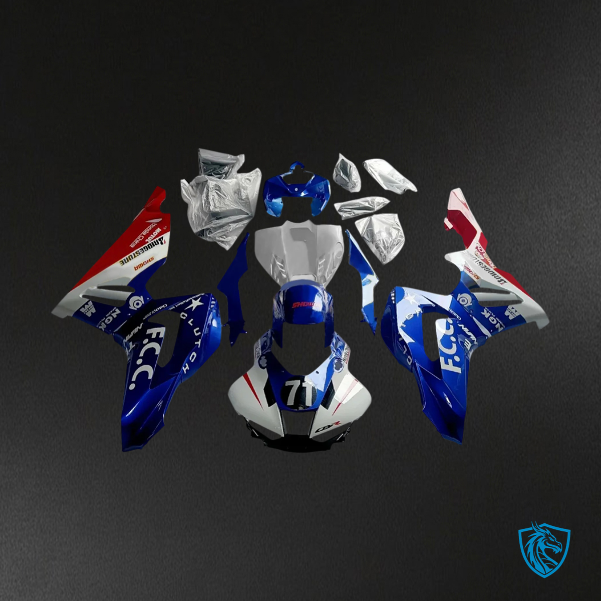 Honda CBR1000RR-R (2020-2023) Blue & Red - Fairing Kit