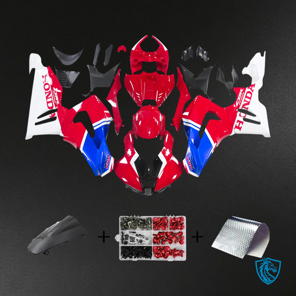 Honda CBR1000RR-R (2020-2023) Blue & Red Style 4 - Fairing Kit
