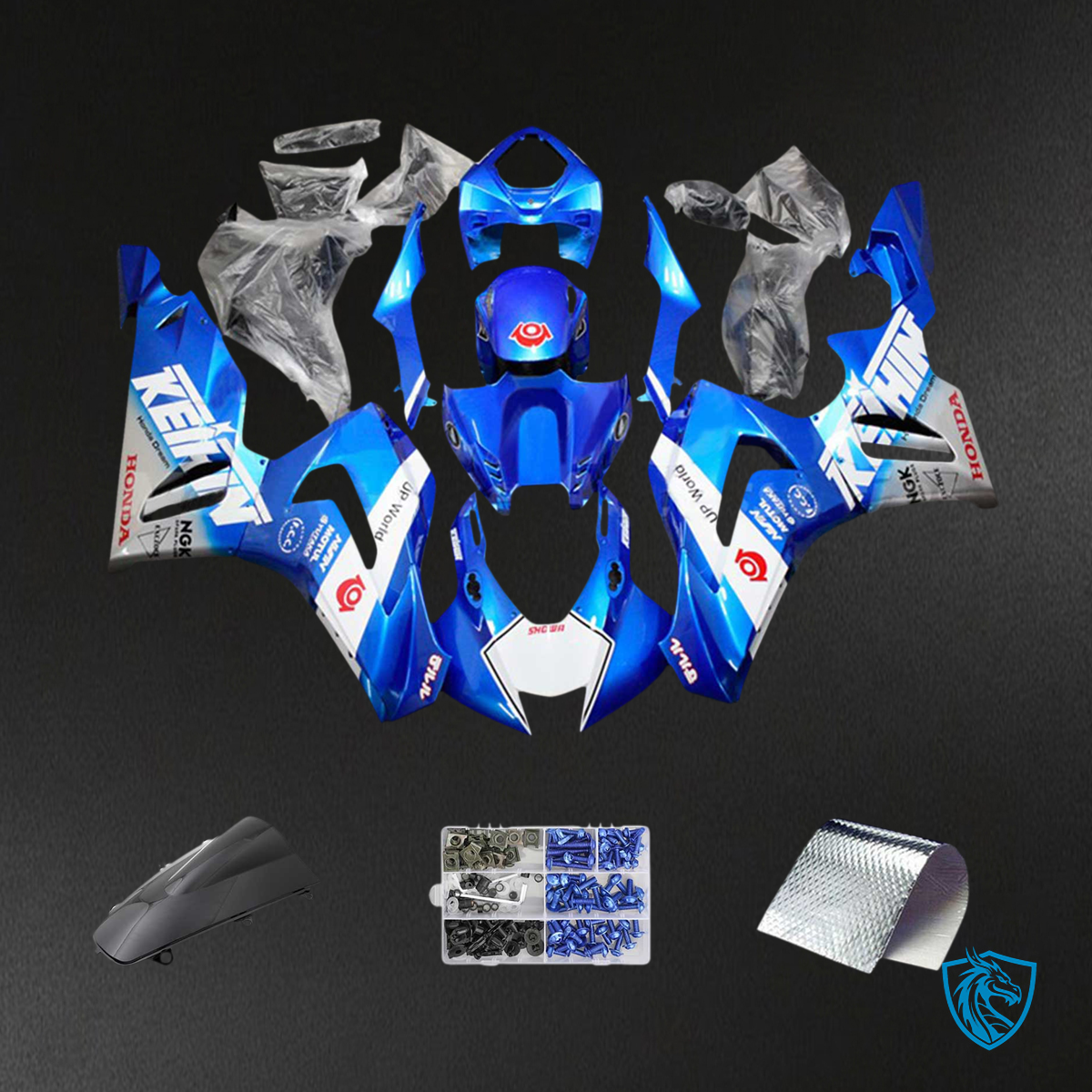 Honda CBR1000RR-R (2020-2023) Blue & White - Fairing Kit