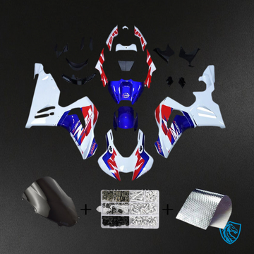 Honda CBR1000RR-R (2020-2023) White, Blue & Red Fairing Kit - Aftermarket ABS Bodywork
