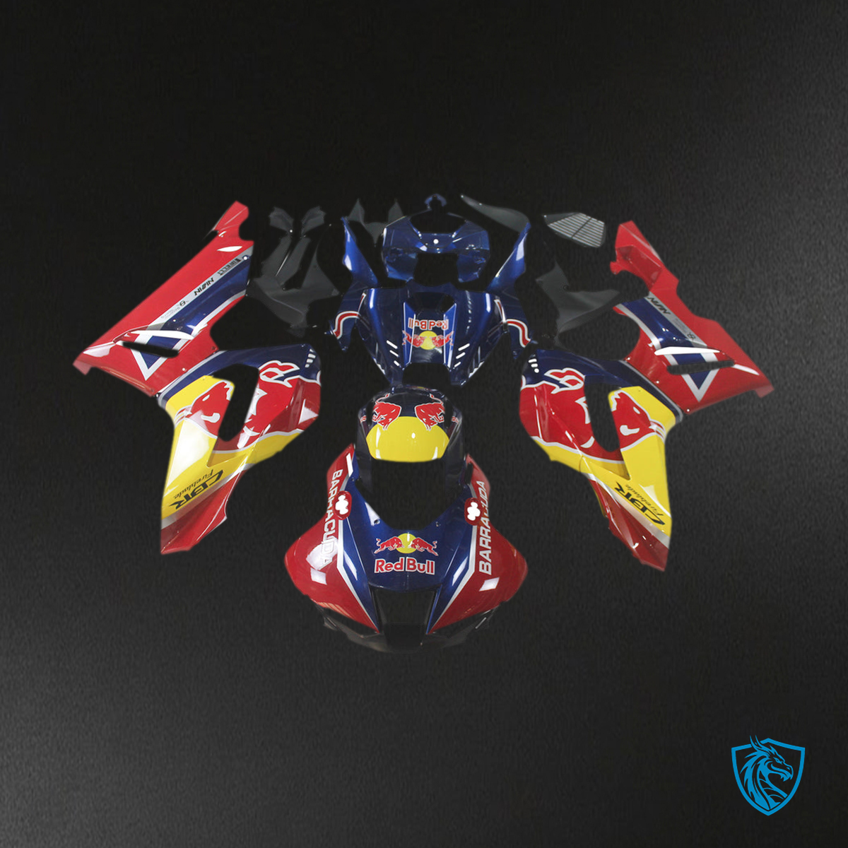 Honda CBR1000RR-R (2020-2023) Red, Blue & Yellow Fairing Kit | ABS Bodywork