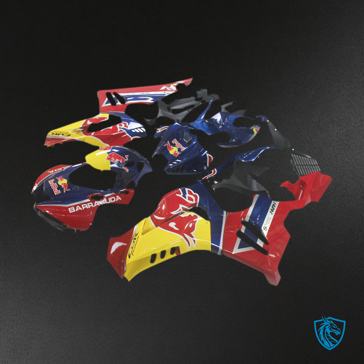 Honda CBR1000RR-R (2020-2023) Red, Blue & Yellow Fairing Kit | ABS Bodywork