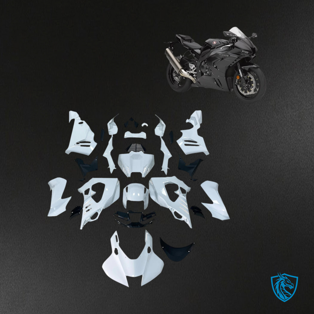 Honda CBR1000RR-R (2020-2023) Black - Fairing Kit
