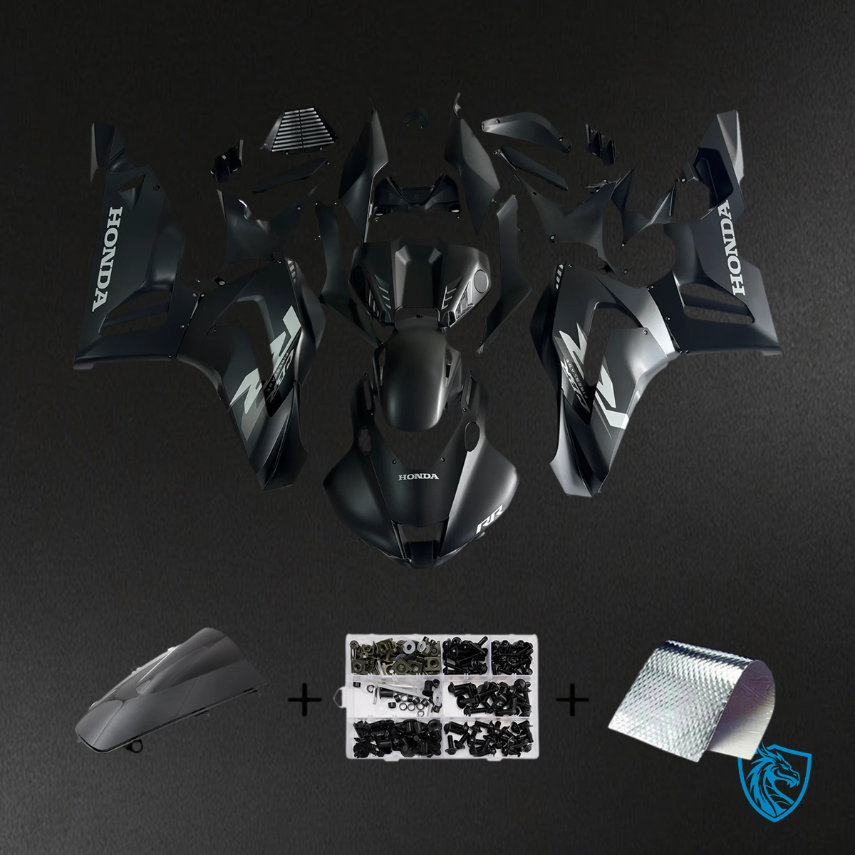 Honda CBR1000RR-R (2020-2023) Black - Fairing Kit